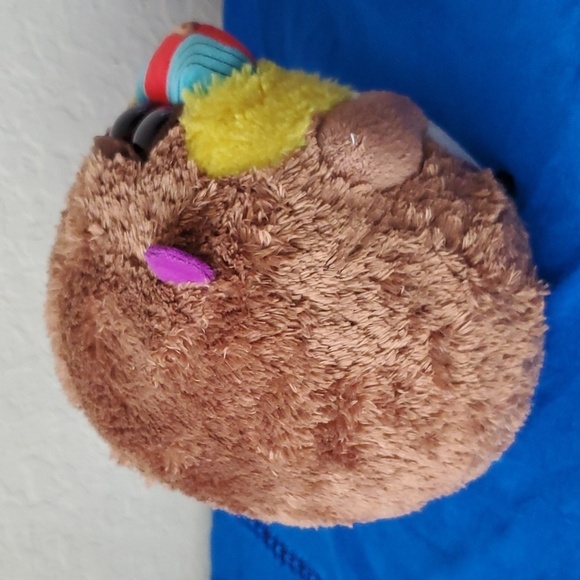 TY Beanie Ballz Charlie Baboon Monkey Plush Round Ball Stuffed Animal Toy - Picture 5 of 9